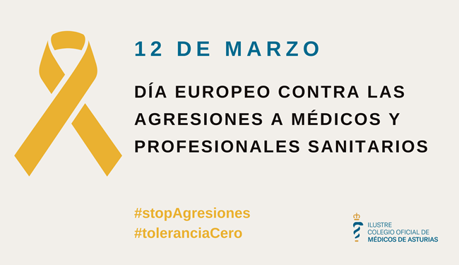 12 marzo. Día europeao contra las agresiones a médicos