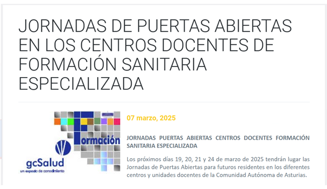 Jornada Puertas Abiertas residentes Asturias 2025 (portada)
