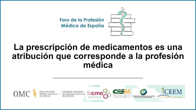 Nota de Prensa. Foro de la Profesión Médica