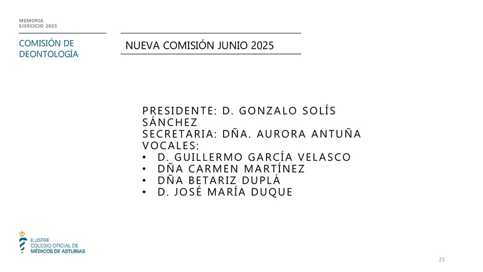 Memoria anual 2025
