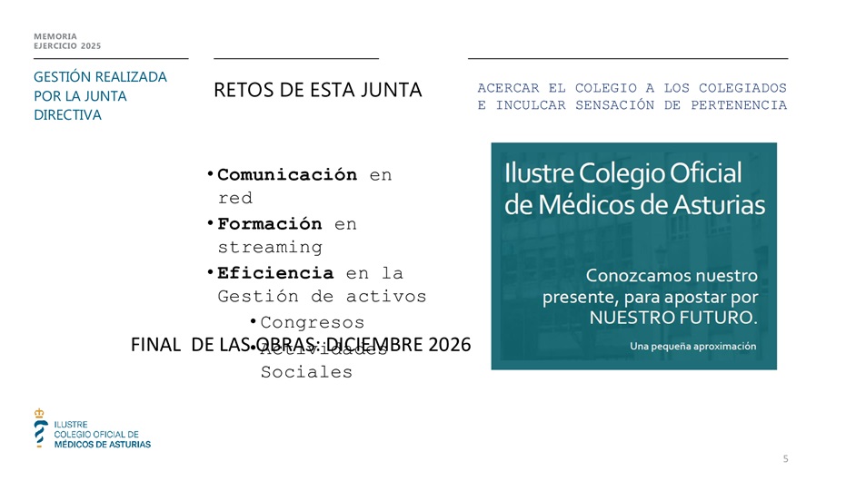 Memoria anual 2025